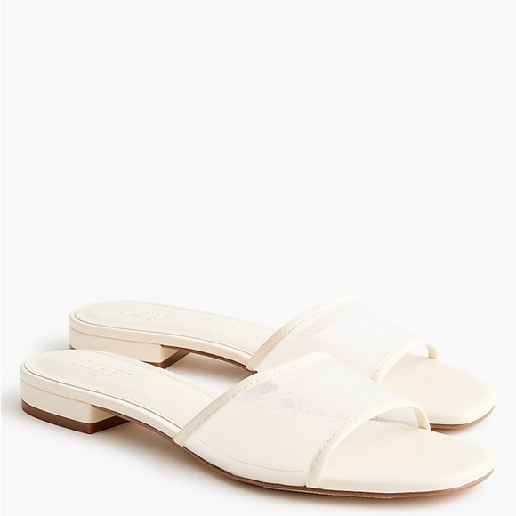 J. Crew Factory Mesh slide sandals Size 8 - Picture 3 of 4